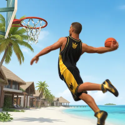 Ícone oficial do jogo Basketball Stars da Miniclip